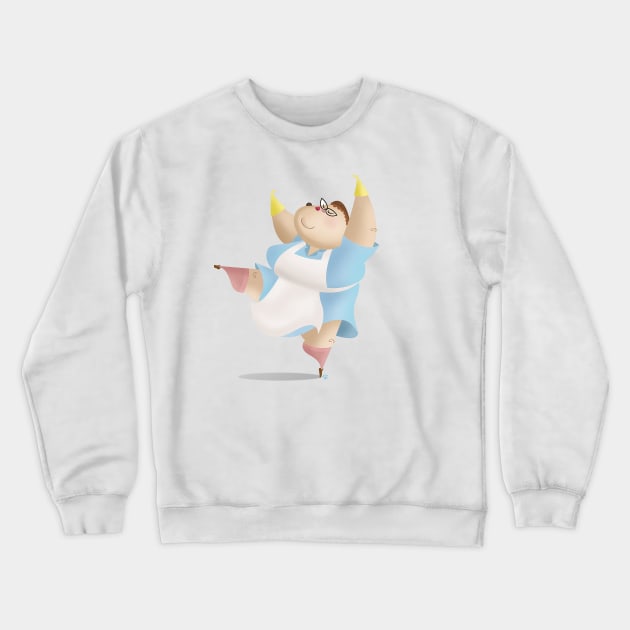 Lunch Lady Land Crewneck Sweatshirt by Cartarsauce Threads 